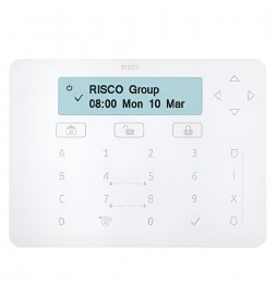 RISCO - Clavier élégant blanc avec lecteur proximité